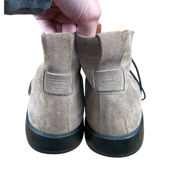 Coach tan suede Braiden boots - Picture 6 of 8